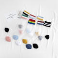 Kristallglas Seide Socken Sheer Women Cledocking Hersteller Mädchen Bunt Streifen Crew Socken Großhandel Fabrik